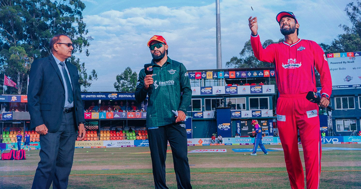 एनपीएल : पोखराले टस जितेर ब्याटिङ गर्दै