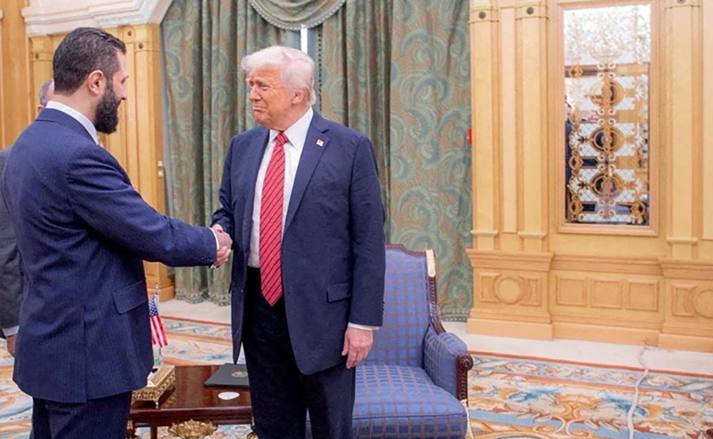 सिरियाली राष्ट्रपति अल शारालाई ट्रम्पले गरे ह्वाइट हाउसमा स्वागत