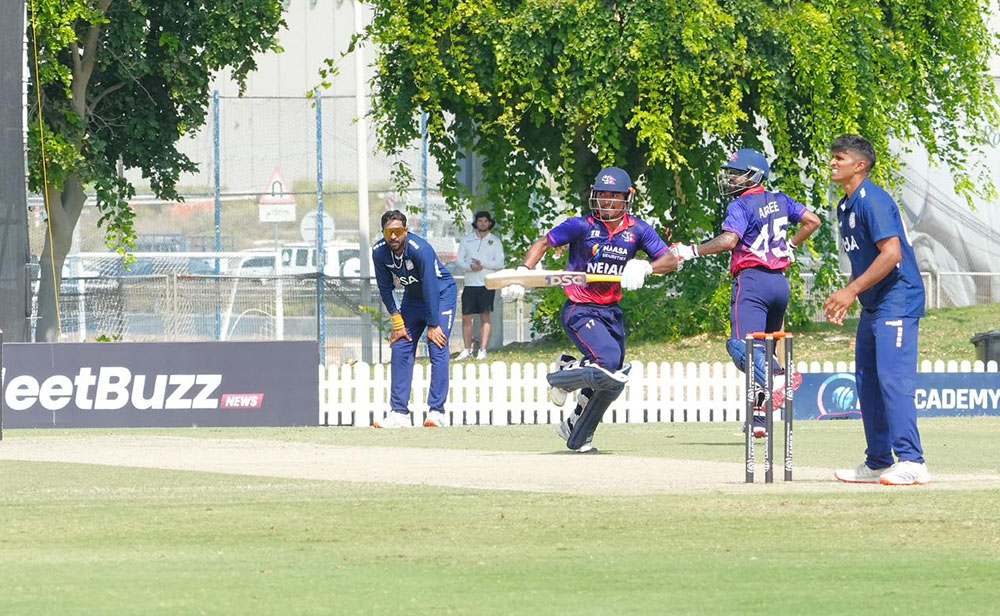 विश्वकप लिग-२ मा नेपालको लगातार तेस्रो हार, अमेरिका ४ विकेटले विजयी