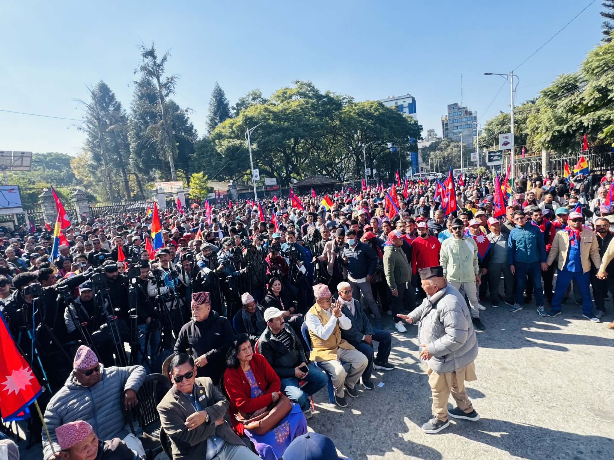 राप्रपाको ‘बृहत् प्रदर्शन’ सरू