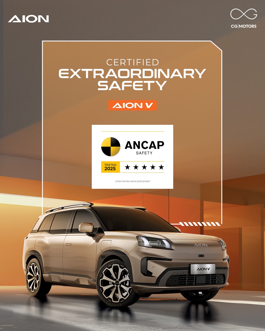 आयोन भीले पायो एएनक्याप सेफ्टी रेटिङमा फाइभ स्टार