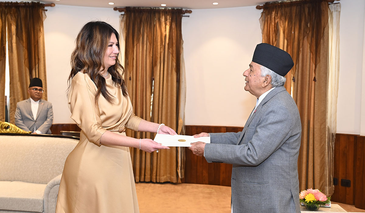 राष्ट्रपति पौडेलसमक्ष पाँच देशका राजदूतद्वारा ओहादाको प्रमाणपत्र पेस