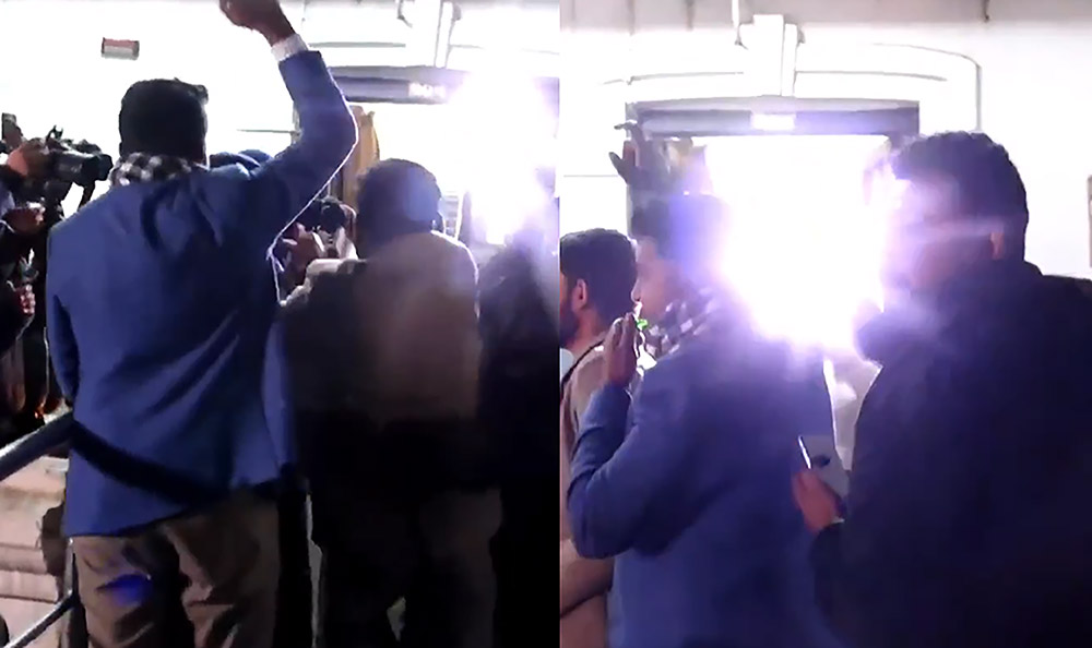 निर्वाचन आयोगमा युवाहरुको नाराबाजी, प्रधानमन्त्री कार्कीको राजीनामा माग