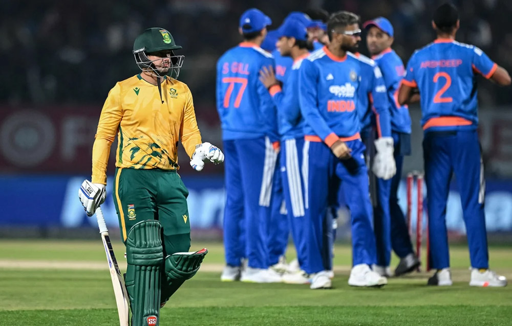 दक्षिण अफ्रीकामाथि भारत ७ विकेटले विजयी