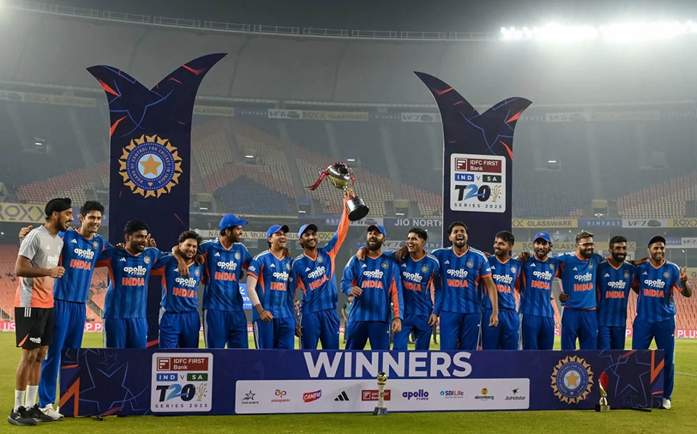 दक्षिण अफ्रिकाविरुद्धको टी–२० सिरिज भारतले जित्यो