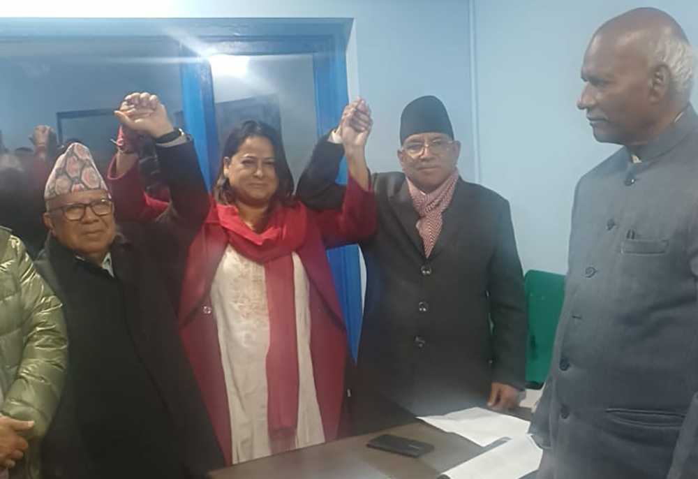 रञ्जिता नेतृत्वको नाउपा नेपाली कम्युनिस्ट पार्टीसँग एकता