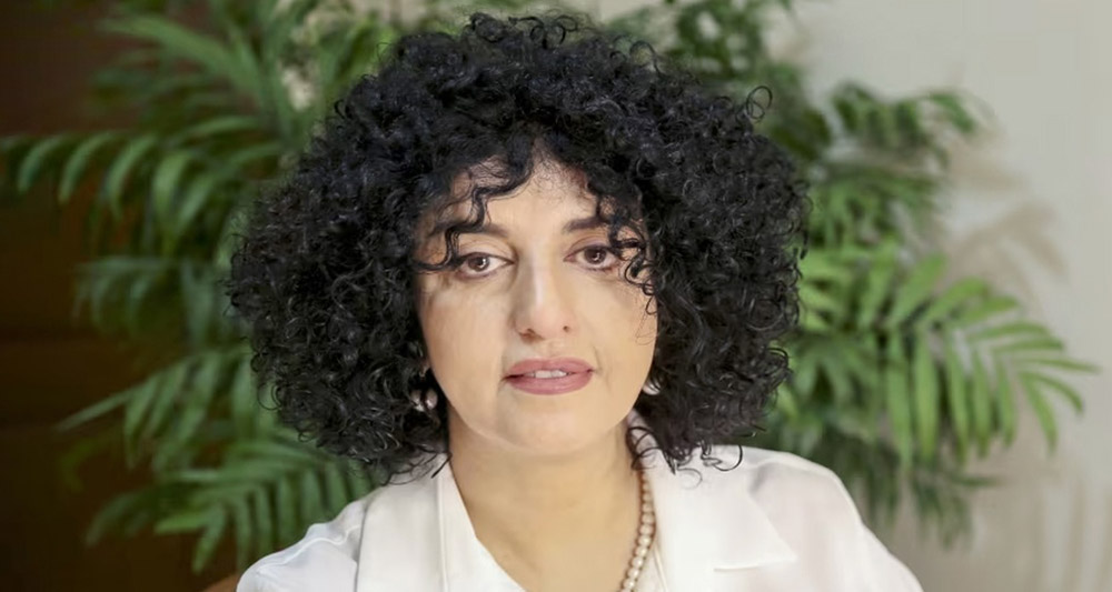 इरानकी नोबेल शान्ति पुरस्कार विजेता नरगिस मोहम्मदी फेरी पक्राउ