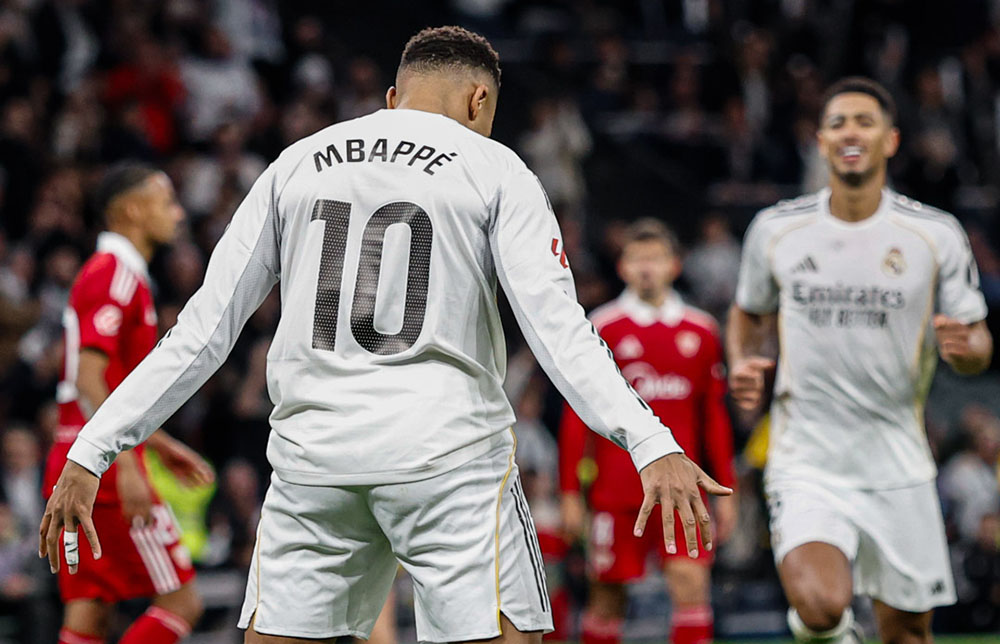 बेलिङ्घम र एम्बाप्पेको गोलमा रियल म्याड्रिड विजयी