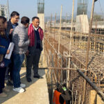 मन्त्री घिसिङले गरे निर्माणाधीन सेती पुल निरीक्षण