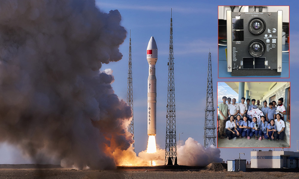 नेपाली विद्यार्थीले बनाएको उपग्रह चीनको लिजियान–१ मार्फत अन्तरिक्षको कक्षमा