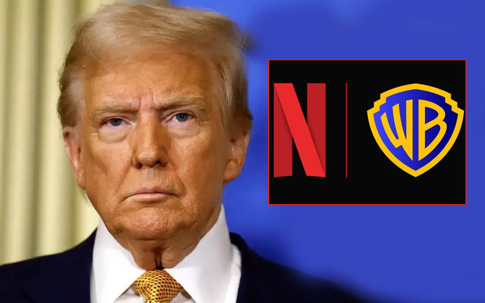 नेटफ्लिक्स र वार्नर ब्रदर्सबीचको सम्झौताप्रति ट्रम्पको चिन्ता