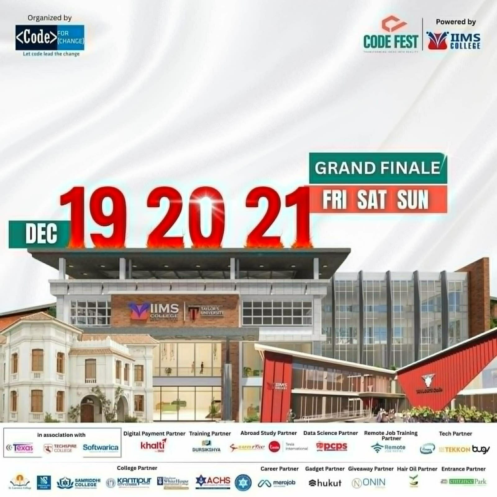 कोडफेस्ट २०२५ को ग्रान्ड फिनालेका लागि १० टोली छनोट