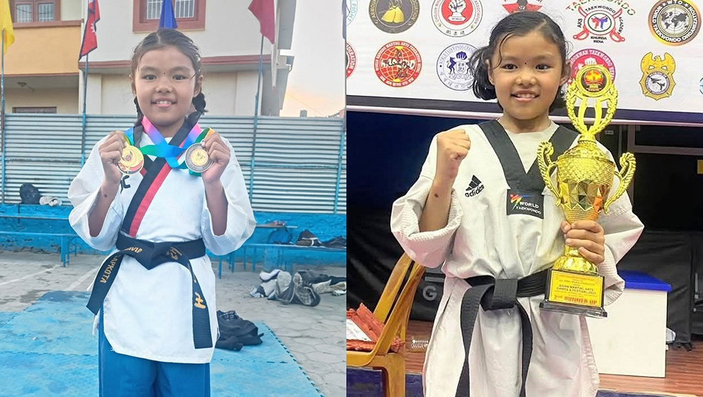 वैभवीले कालिम्पोङ अन्तर्राष्ट्रिय तेक्वान्दो प्रतियोगितामा प्रतिस्पर्धा गर्ने