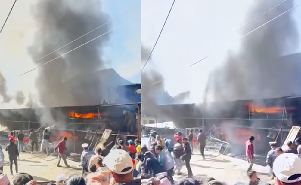 बाजुराको सदरमुकाम मार्तडी बजारमा आगलागी