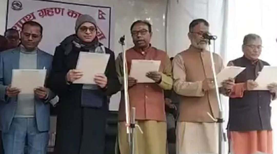 मधेश प्रदेशमा तेस्रो पटक मन्त्रिपरिषद् विस्तार