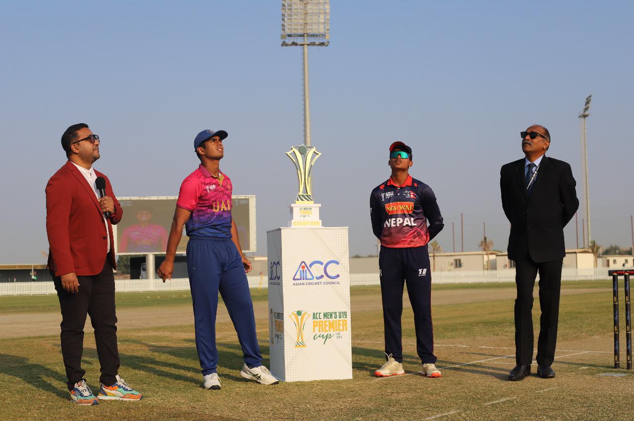 एसीसी यू–१९ प्रिमियर फाइनल: नेपालले टस जितेर फिल्डिङ रोज्यो