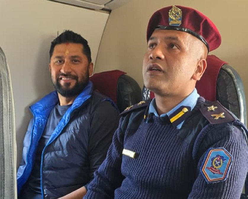 चितवन पुगे रवि लामिछाने, स्थलमार्गबाट भैरहवा प्रस्थान