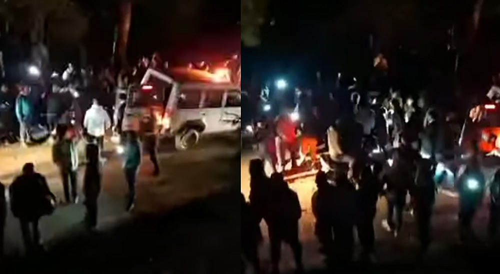 काठमाडौंको शंखरापुरमा बस दुर्घटना, ३० भन्दा बढी घाइते