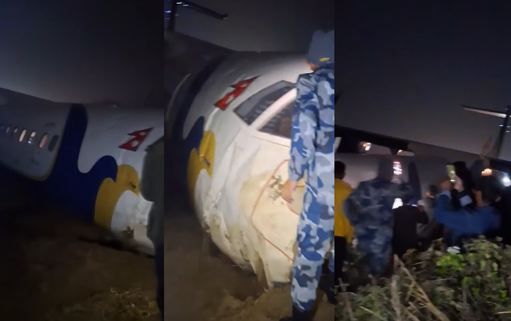 रनवेमा चिप्लिएको बुद्ध एयरको विमानमा ५१ यात्रु र ४ चालक दलका सदस्य, सबैको सकुशल उद्धार