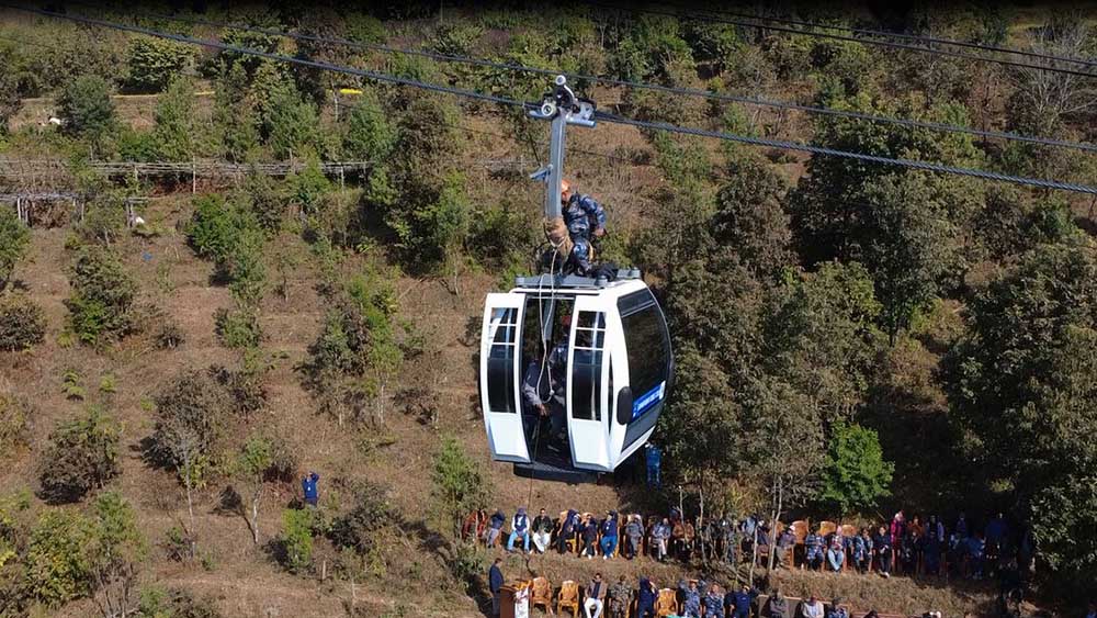 अन्नपूर्ण केवुलकारमा आपतकालिन उद्धार अभ्यास 