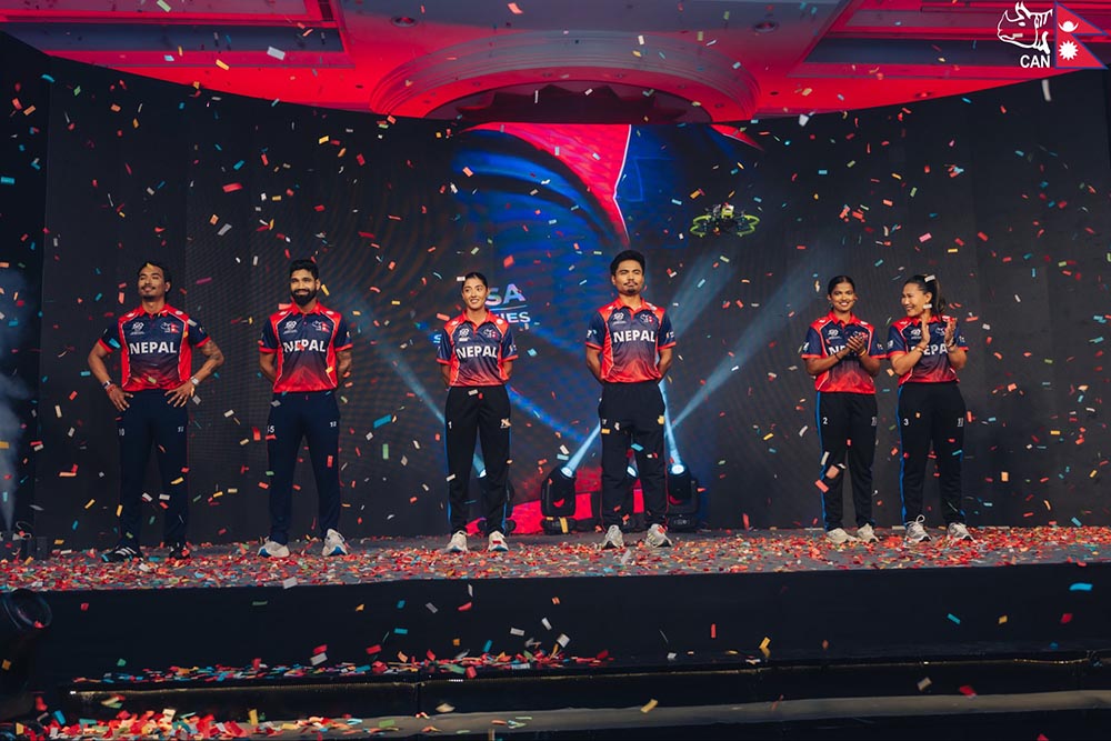 नेपाली क्रिकेट टिमको टी-२० विश्वकपको जर्सी सार्बजनिक