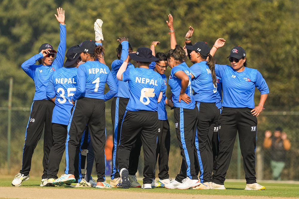 नेपाली महिला क्रिकेट टिम अमेरिकासँग अभ्यास खेलमा ८ विकेटले पराजित