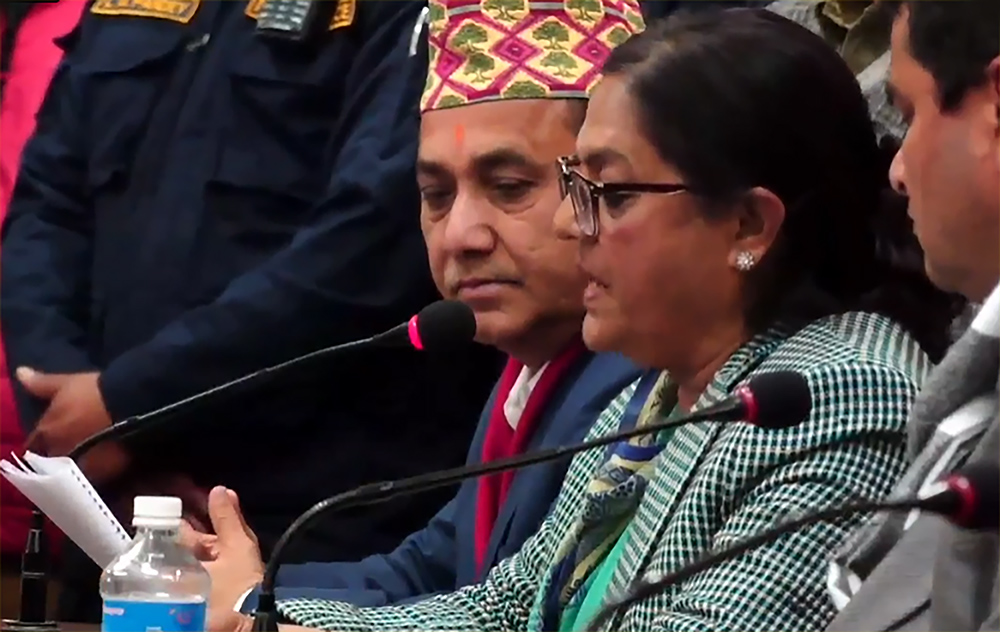 धम्कीको प्रभावमा आयोग नपरोस् : विश्वप्रकाश शर्मा