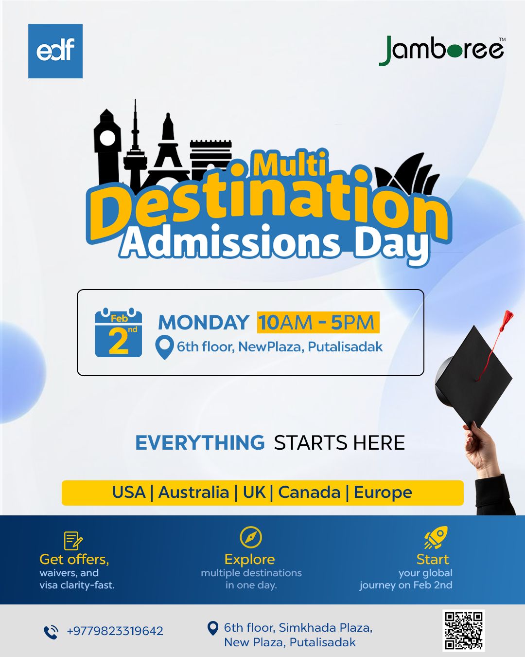 ईडीएफ जम्बोरी नेपालद्वारा बहु–गन्तव्य प्रवेश दिवस २०२६ को घोषणा