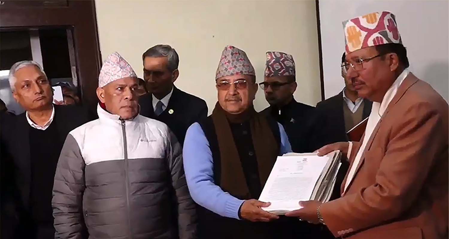 निर्वाचन आयोगमा कांग्रेसको देउवापक्ष: आधिकारिकता लागि बुझायो कागजपत्र