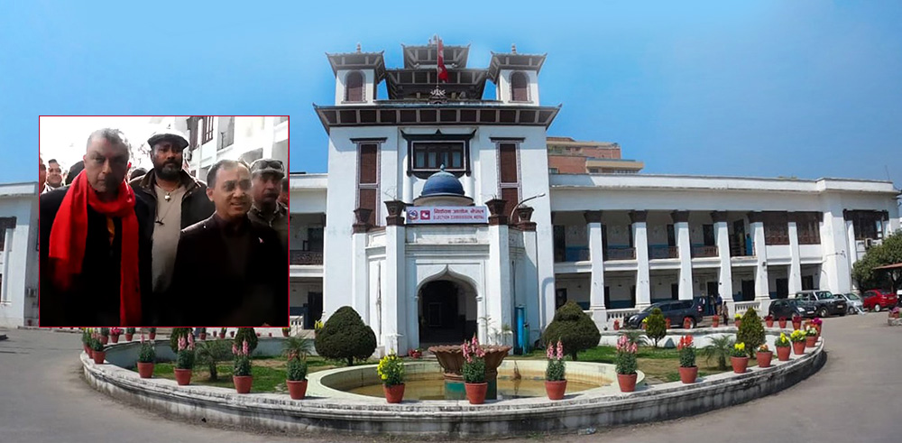 गगन थापा नेतृत्वको काँग्रेस पुग्यो निर्वाचन आयोग