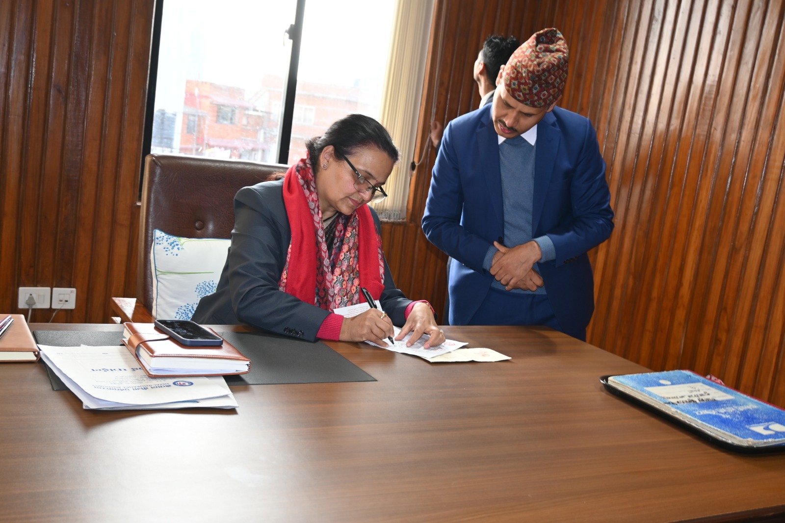 नेपाल बीमा प्राधिकरणका अध्यक्ष पौडेलद्धारा पदभार ग्रहण