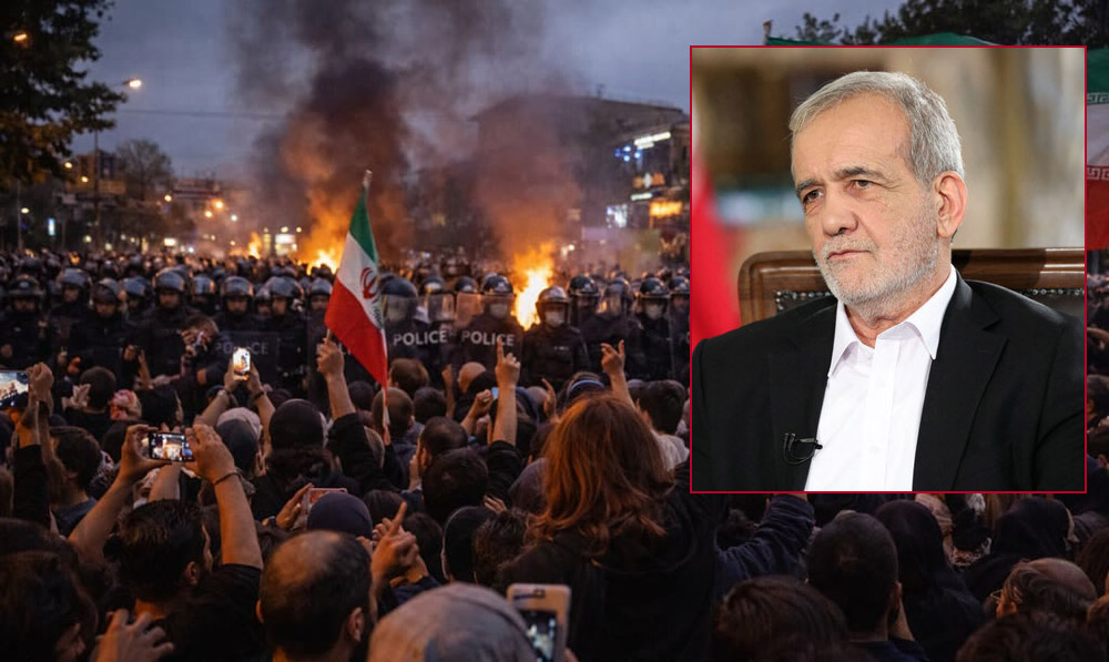 अमेरिका र इजरायलले इरानमा अराजकता फैलाए: राष्ट्रपति पजास्कियान