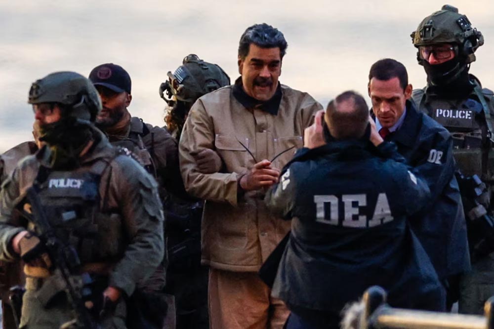 मादुरो र उनकी श्रीमतीलाई न्यूयोर्कको म्यानहट्टनको अदालतमा पेश