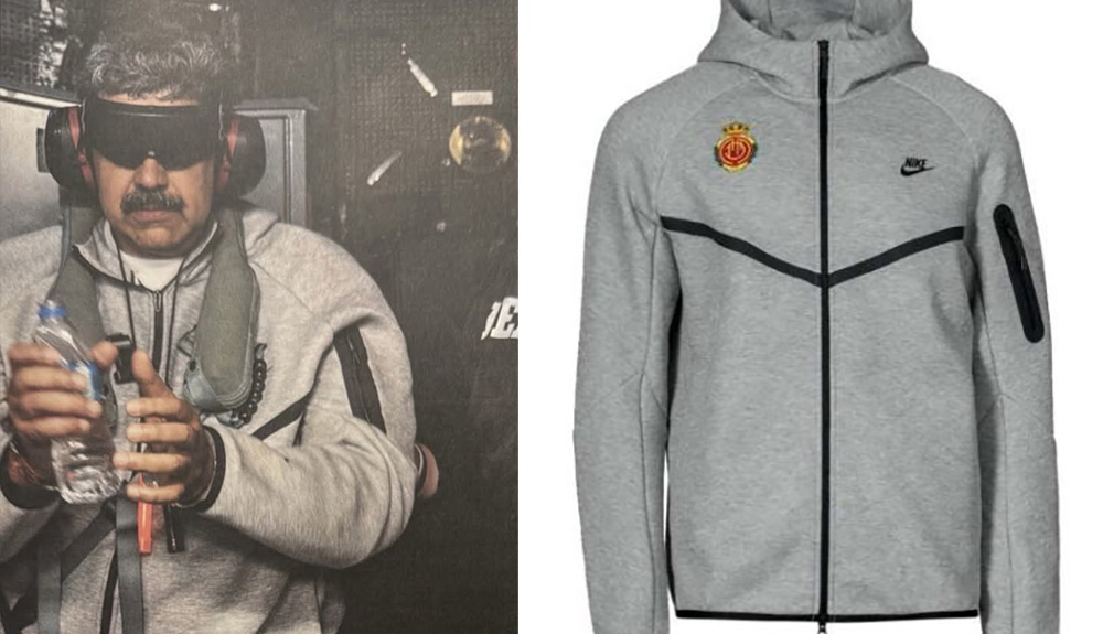 मादुरोको तस्बीर भराइल हुँदा नाइकेलाई फाइदा, ट्रयाकसुट स्कट सकियो