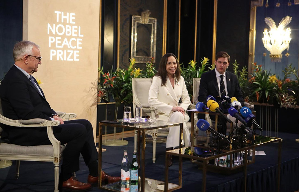 भेनेजुएलाकी विपक्षी नेतृ माचाडोको भनाईप्रति नोबेल समितिको असन्तुष्टि