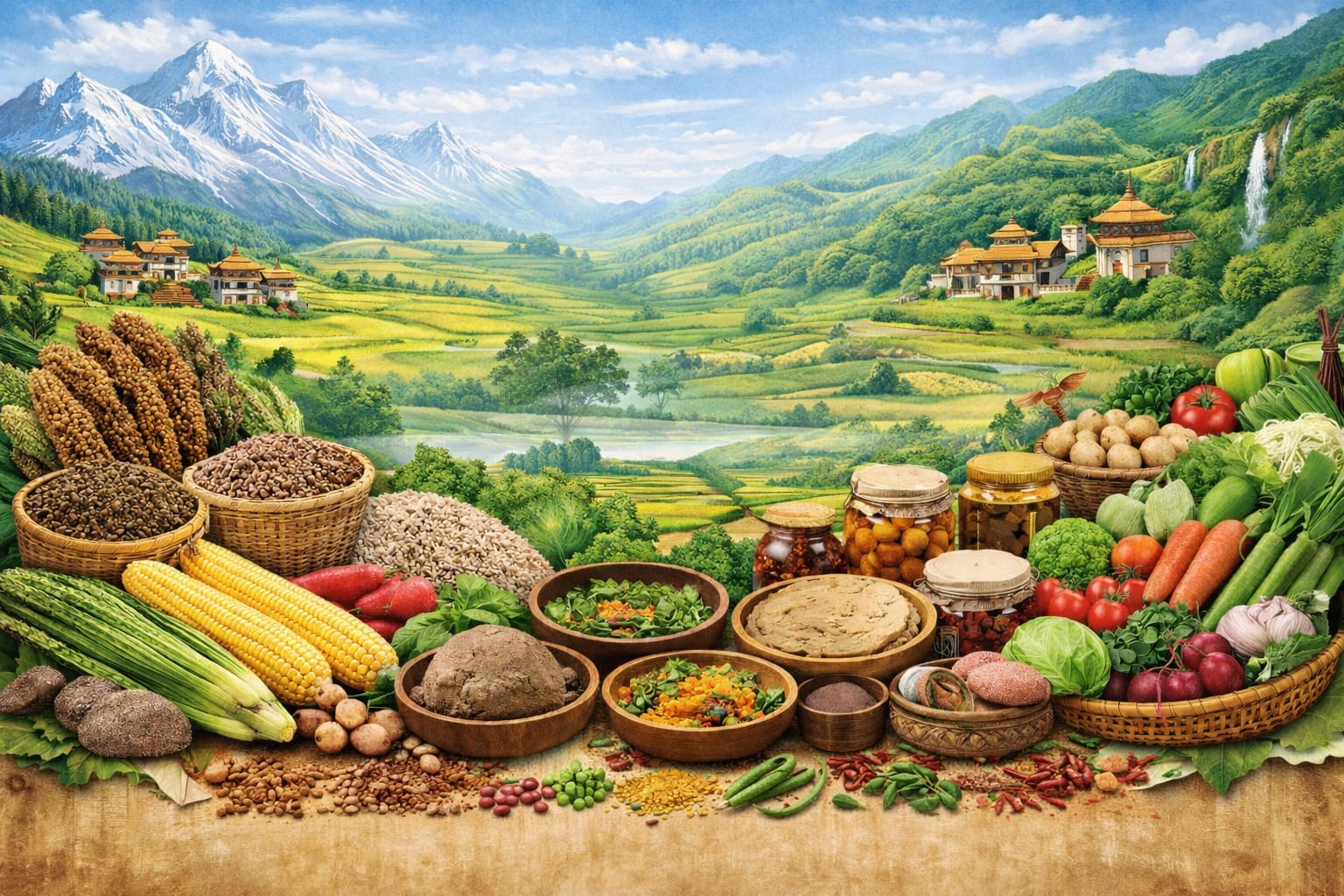 काठमाडौंको बानेश्वरमा माघे संक्रान्ति ‘स्थानीय उत्पादन र रैथाने परिकार प्रवर्धन मेला सुरू