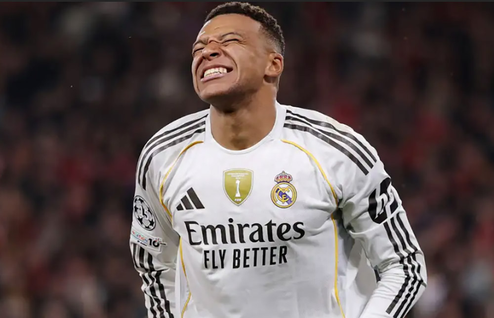 एम्बाप्पे घाइते भएपछि रियल म्याड्रिडलाई धक्का