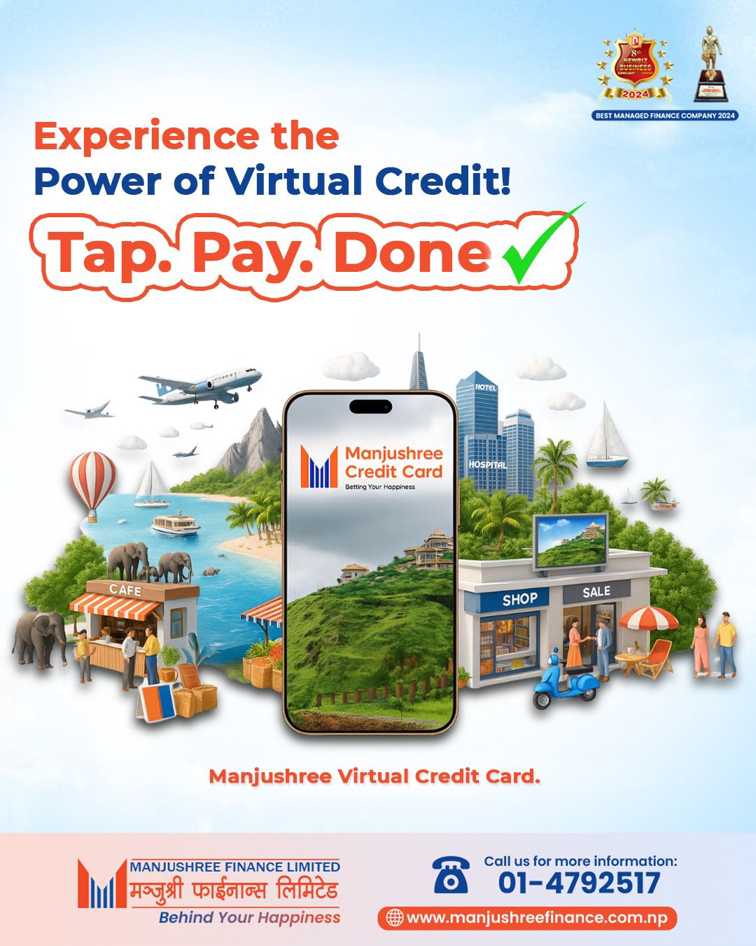 मञ्जुश्री फाइनान्सको ‘मञ्जुश्री भर्चुअल क्रेडिट कार्ड’ सार्वजनिक