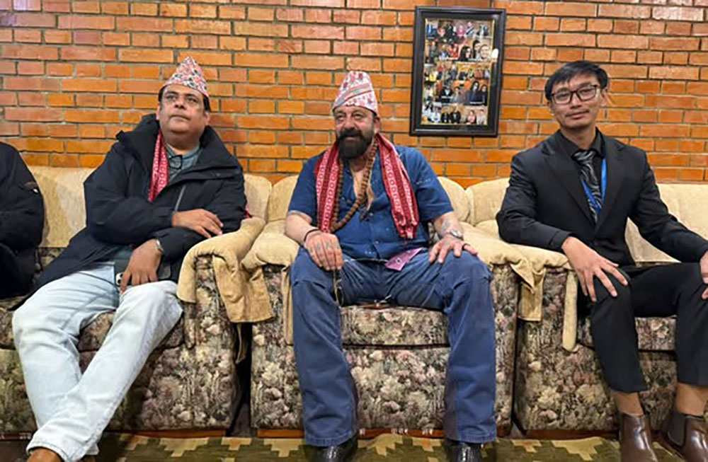 क्यासिनो उद्घाटन गर्न बलिउड अभिनेता संजय दत्त काठमाडौंमा