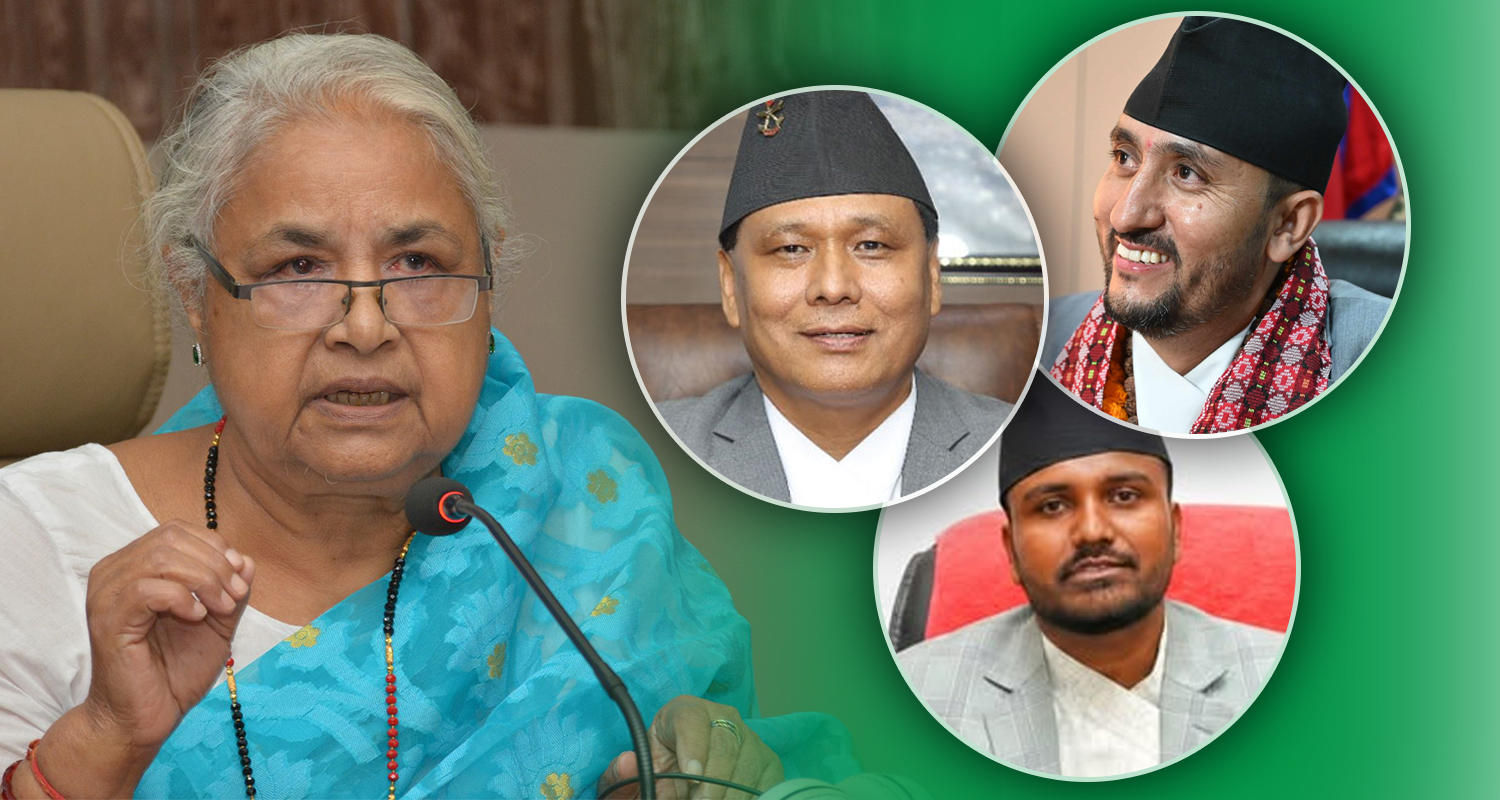 निष्पक्ष सरकारका मन्त्रीहरूको दलमोह : यी तीन मन्त्रीले निर्वाचनअघि नै छाडे सरकार