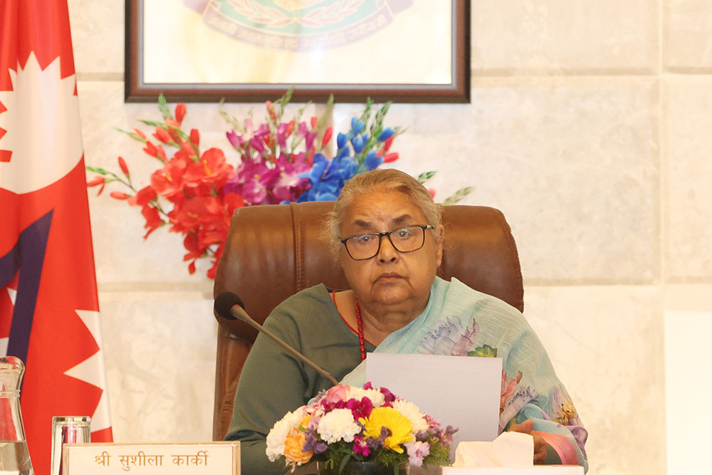 मन्त्रिपरिषद्को बैठक जारी