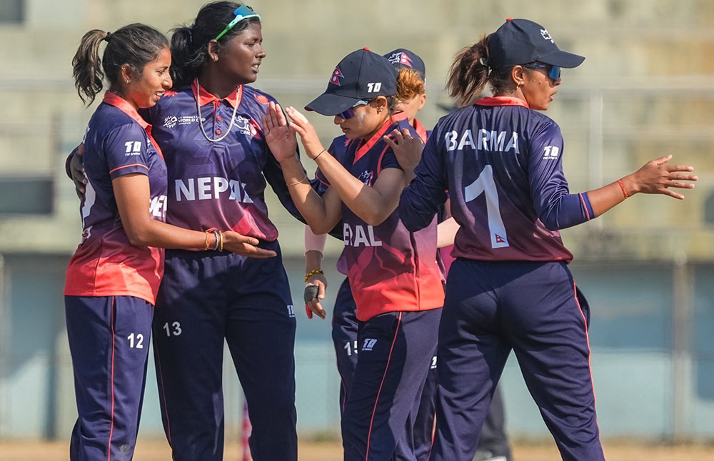 वार्मअप खेलमा अमेरिकासँग नेपाली महिला क्रिकेट टिम पराजित