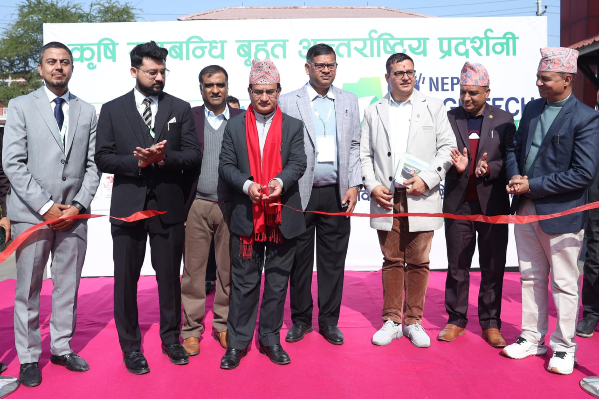 आठौं एग्रीटेक इन्टरनेशनल एक्स्पो सुरू कृषि मन्त्रीद्धारा उद्धघाटन