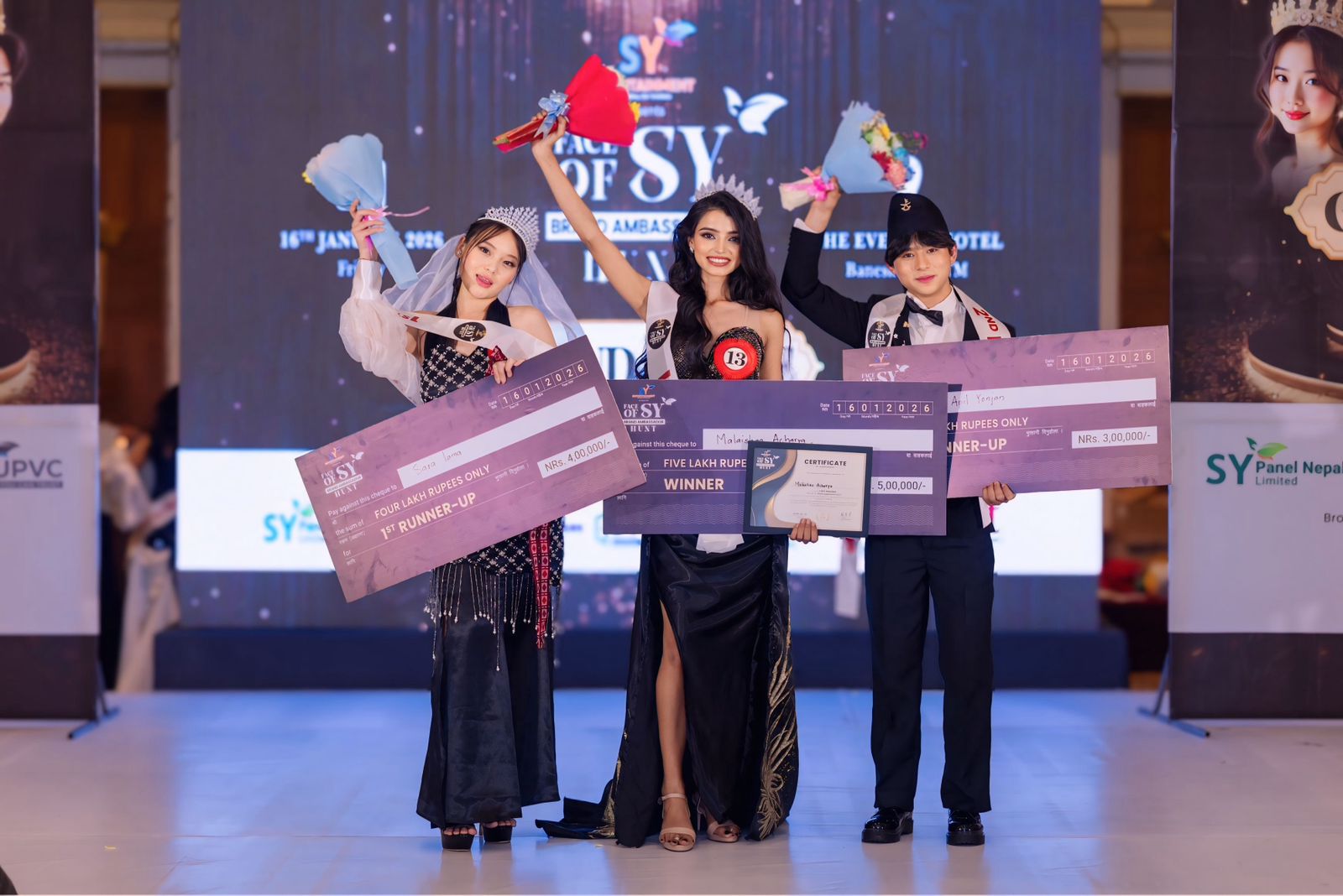 ‘फेस अफ एसवाई २०८२’को टाइटल विजेता बनिन् मलैसा आचार्य