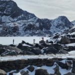 गोसाइँकुण्डमा बरफ जमेपछि…