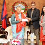 नेपाल पुनःनिर्माण कोषमा नासियाको ९ लाख सहयोग