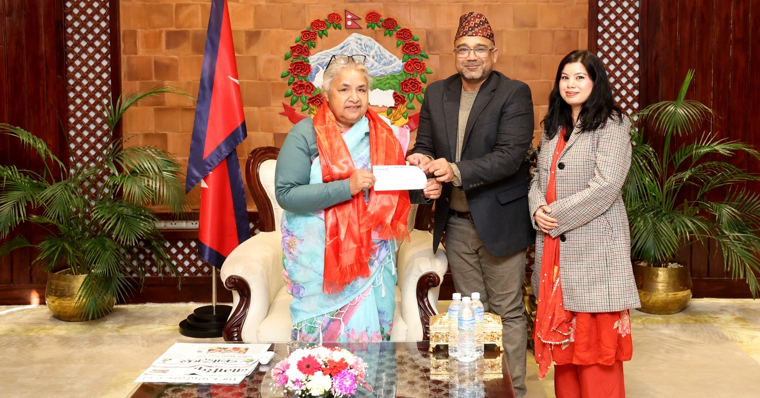 नेपाल पुनःनिर्माण कोषमा नासियाको ९ लाख सहयोग