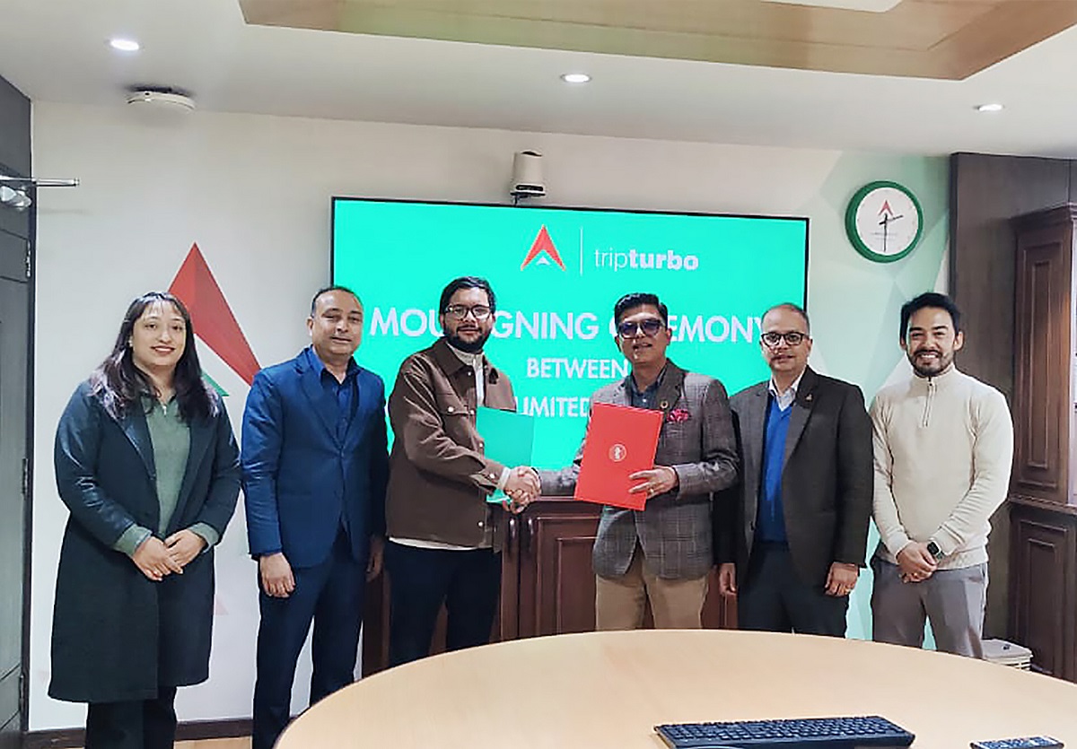 ट्रिप टर्बो र नबिल बैंकबीच साझेदारी