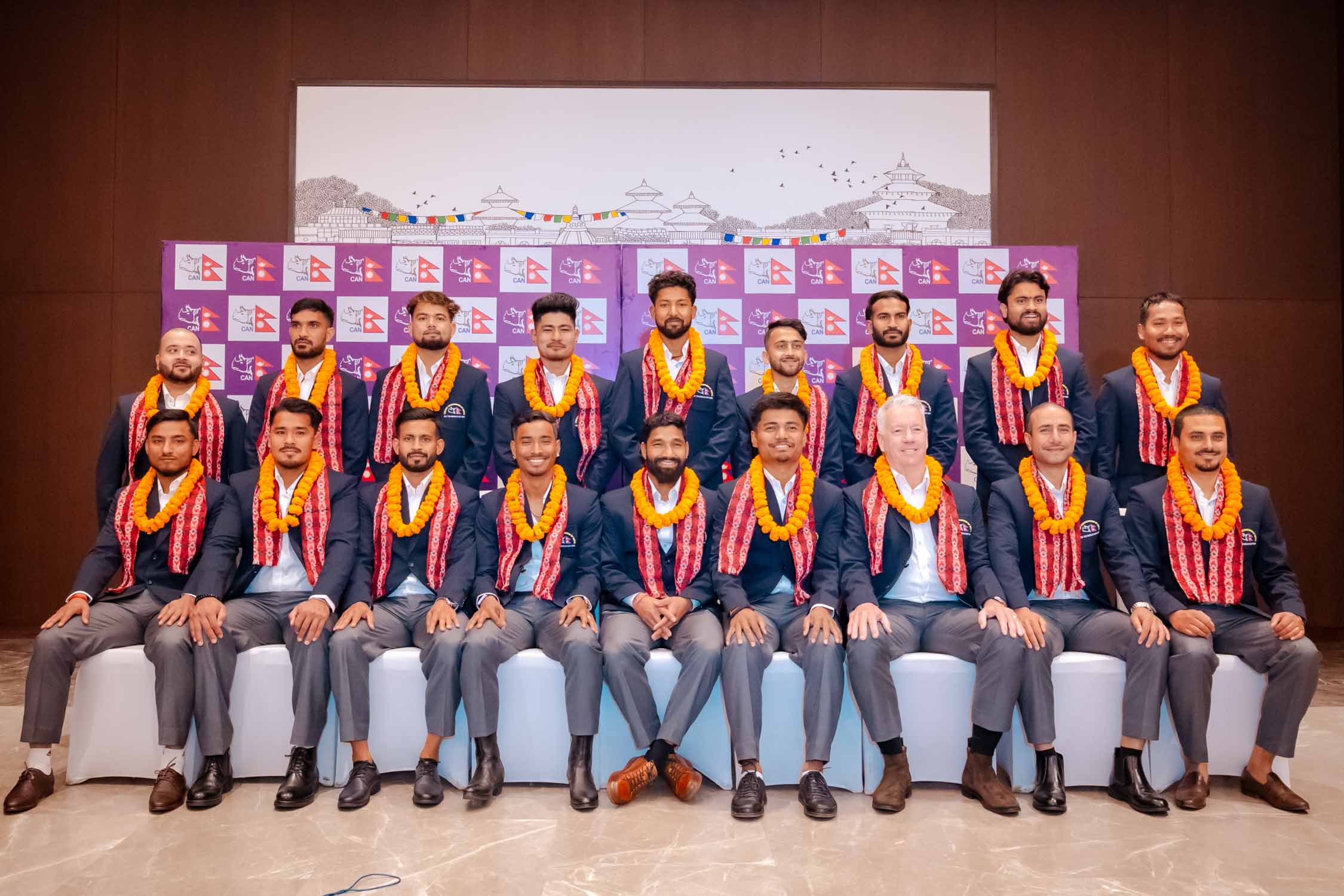 आईसीसी टी– २० विश्वकप क्रिकेट खेल्न जाने नेपाली टोलीको बिदाइ (फोटो फिचर)