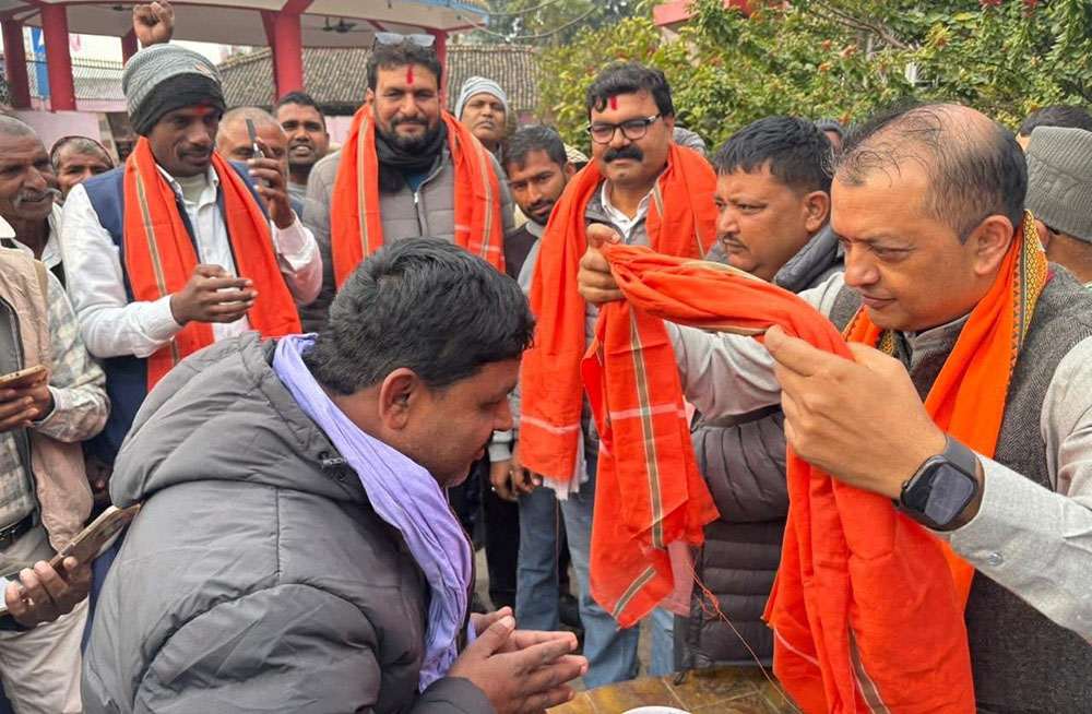 सर्लाहीको गोडैता नगरपालिकाका चार वडाध्यक्ष कांग्रेसमा प्रवेश